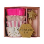 Kit Cupcake Pink Star