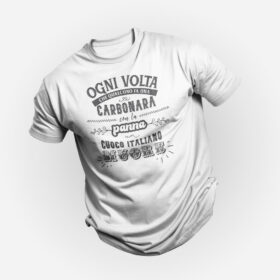 T-shirt Carbonara con la panna